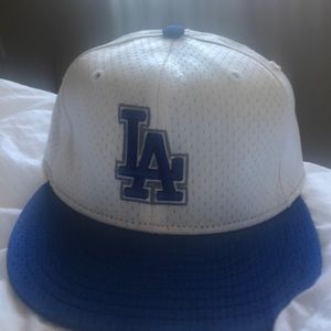 LA dodgers fitted hat 7 1/4. Never worn